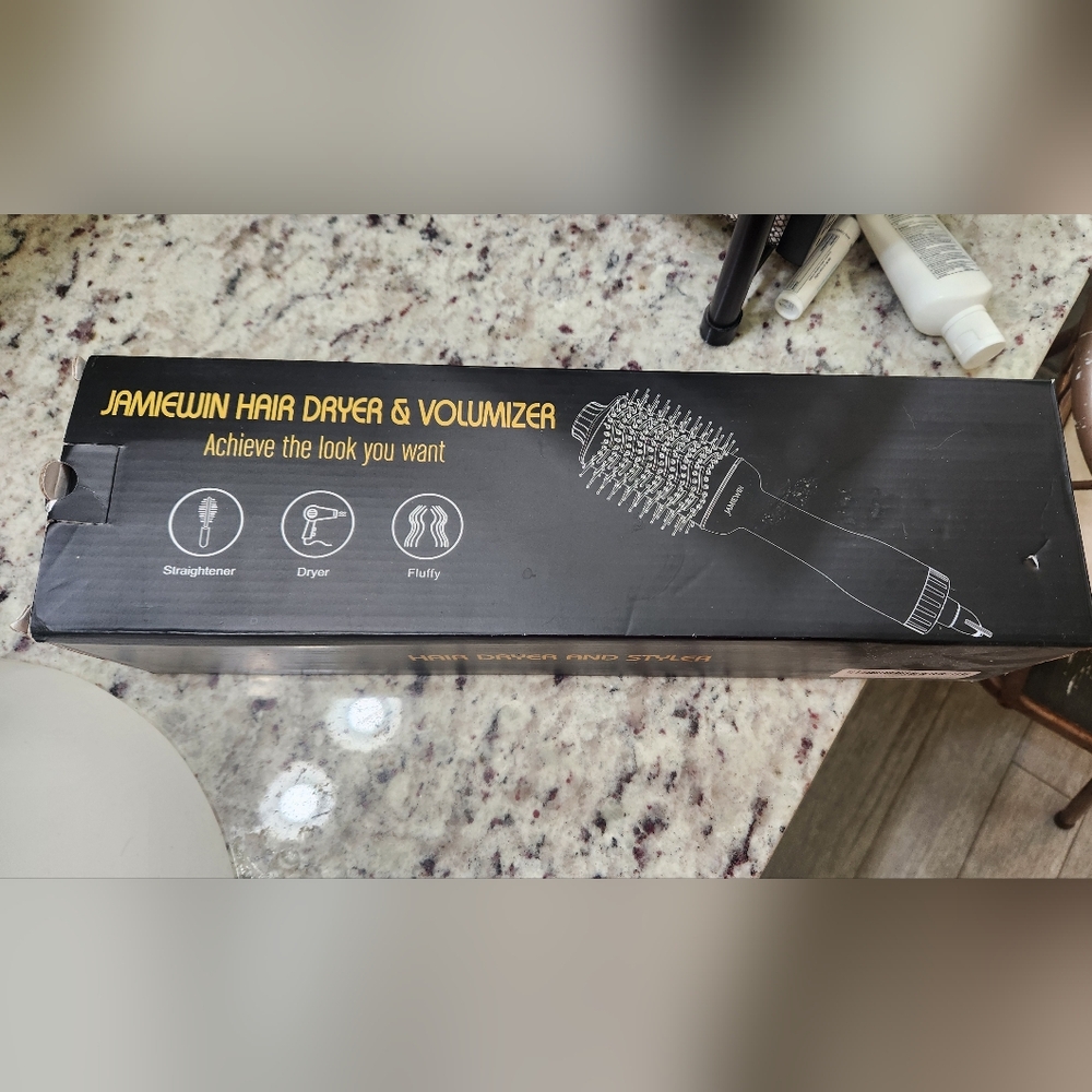 Black Hair Dryer and Volumizer
